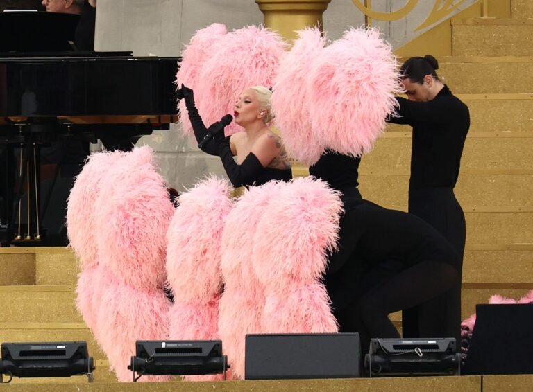 Lady Gaga Rehearses for Paris Olympic Games Opening Ceremony: Photos