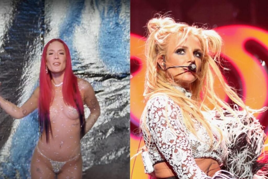 Britney Spears Reacts to Halsey's 'Lucky' Parody