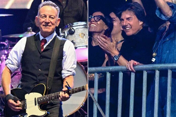 Tom Cruise Rocks Out to Bruce Springsteen Concert in London: Photos