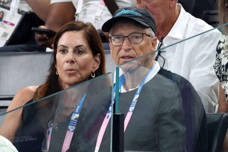 Bill Gates and Paula Hurd at Paris Olympics with His Daughter Jennifer