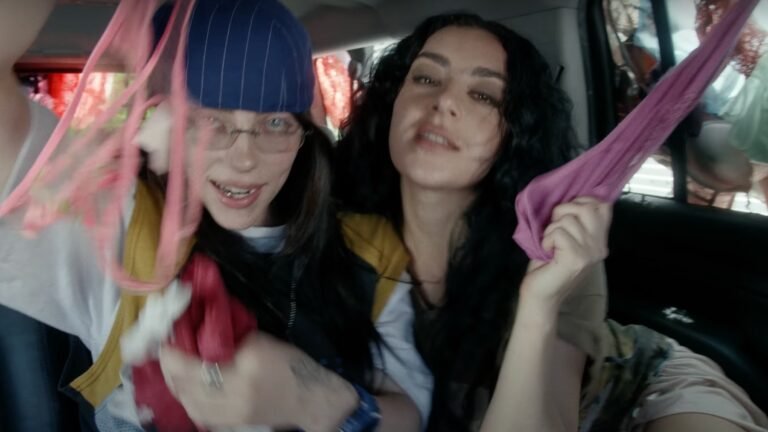 Charli XCX Invites Billie Eilish to a Panty Party in Video for “Guess” Remix: Watch