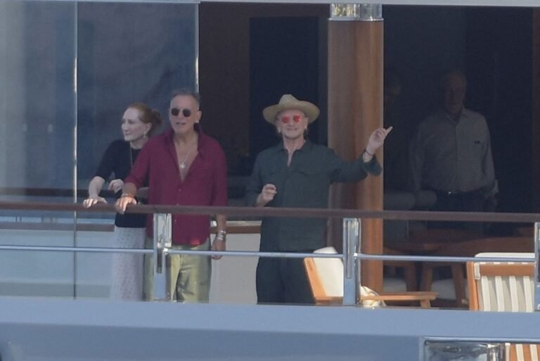 Bono, The Edge, Bruce Springsteen Hang with Steven Spielberg on Yacht