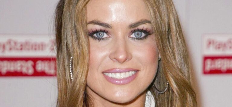 Carmen Electra In Skimpy Cherries Bikini Offers A 'Coke And A Smile'