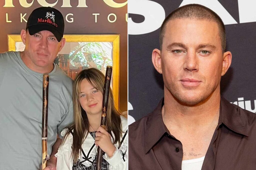 Channing Tatum Takes Tour of Salem with Daughter Everly, 11