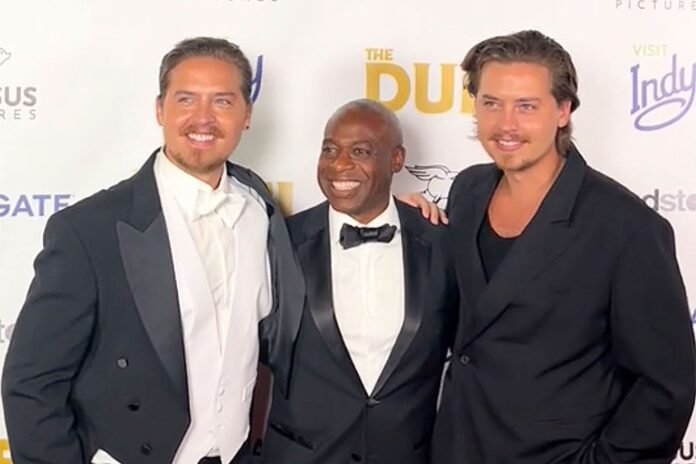 Dylan and Cole Sprouse Share Laughs with Phill Lewis
