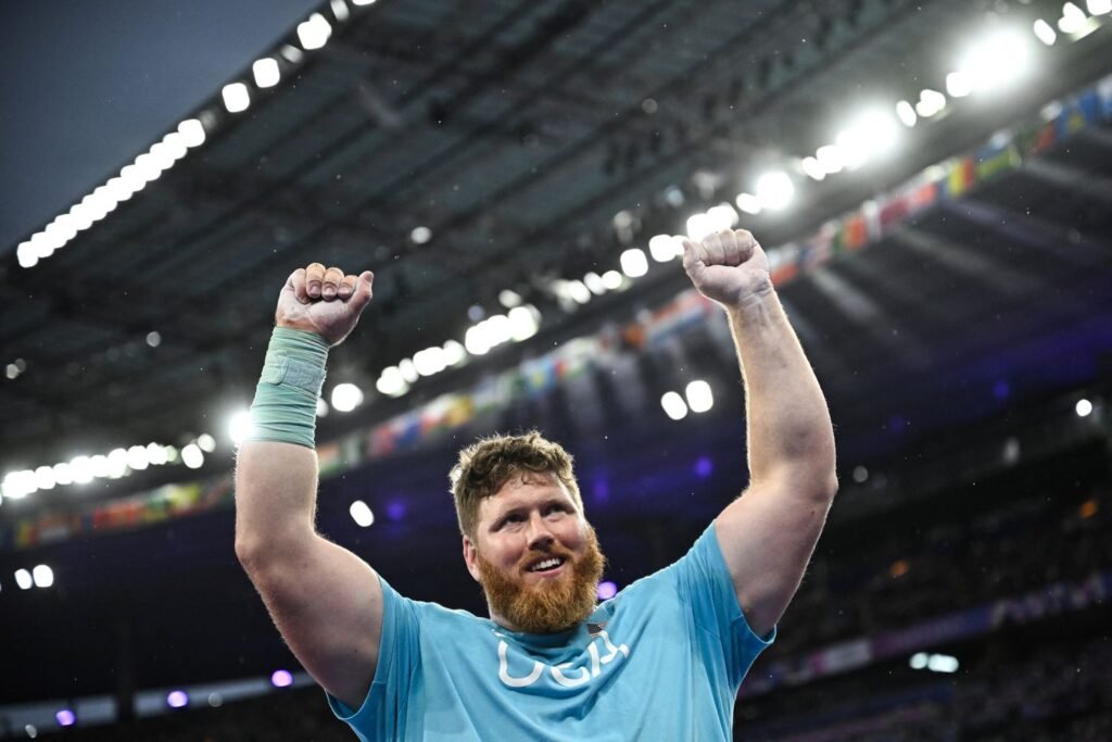 Ryan Crouser Wins Historic 3rd-Straight Olympic Gold Medal in Shot Put