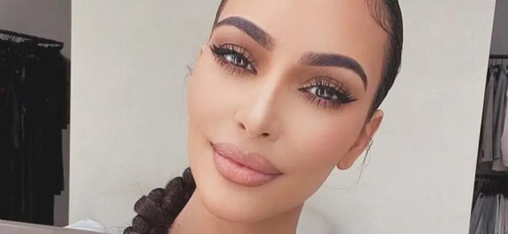 Kim Kardashian Earns 'Respect' In Plunging SKIMS Underwear