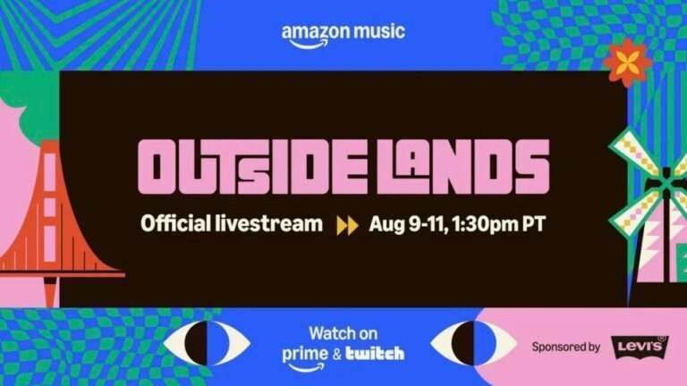 Outside Lands 2024 Livestream Airing on Prime Video, Twitch