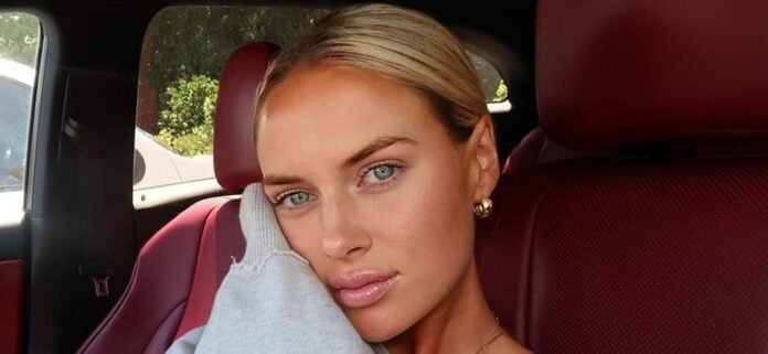 Softball Player Brylie St. Clair Shows Off Tan In A Tiny Blue Bikini