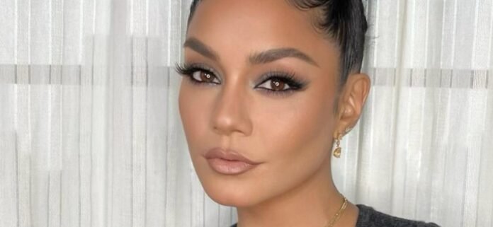 Vanessa Hudgens Wears Nothing Beneath Her Open Coat