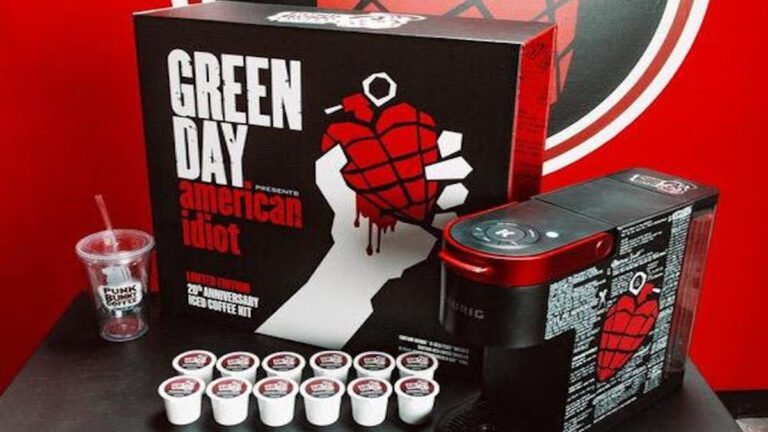 Green Day Mark American Idiot 20th Anniversary with Keurig Brewer and Coffee Kit