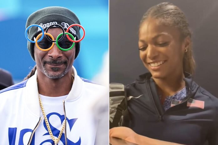 Snoop Dogg Surprises Olympics Women's 200-Meter Medalists with Phone Call