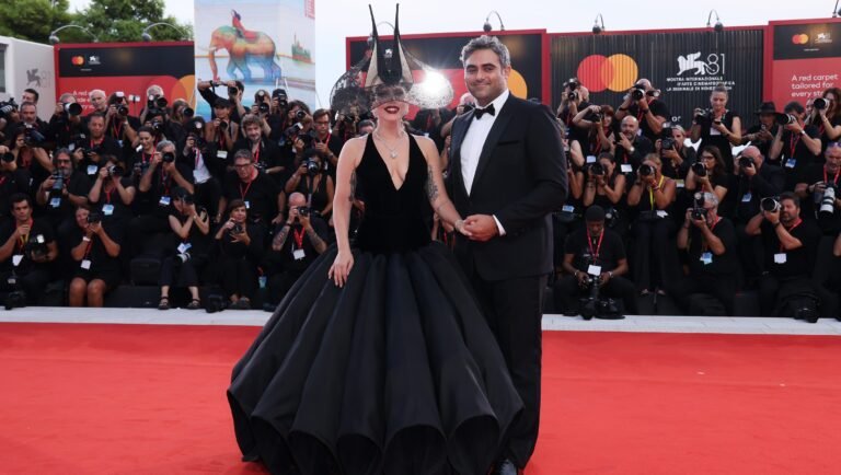 Lady Gaga and Michael Polansky Stun in Red Carpet Debut At Venice Film Festival