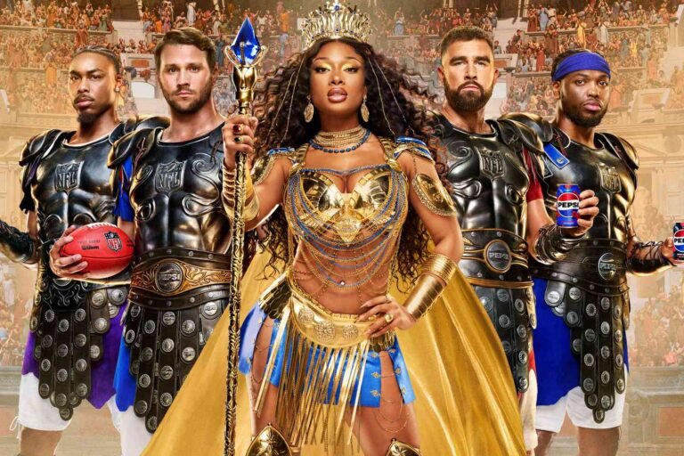 Megan Thee Stallion Stars in Pepsi Commercial with Travis Kelce, Josh Allen (Exclusive)