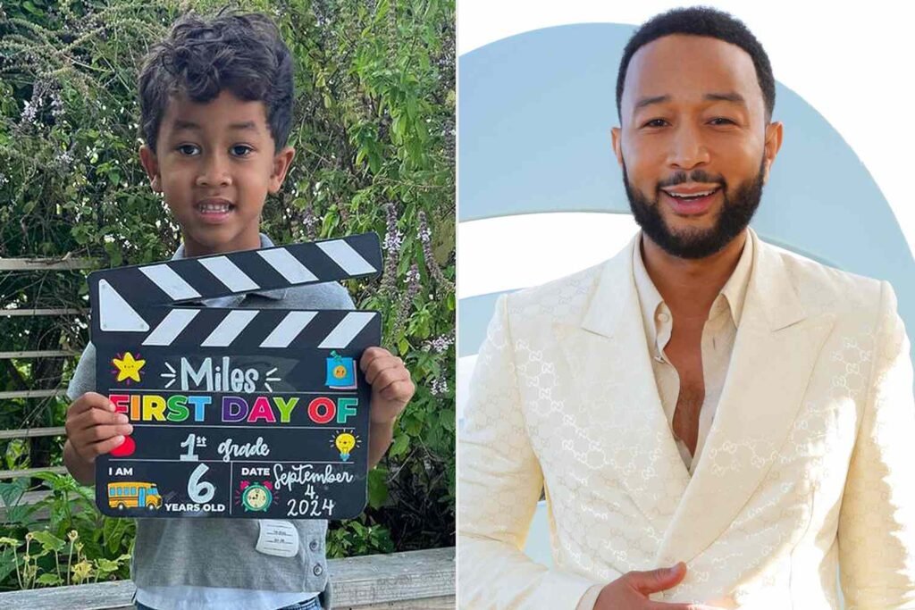 John Legend Shares Pictures of Miles and Luna on First Day of School