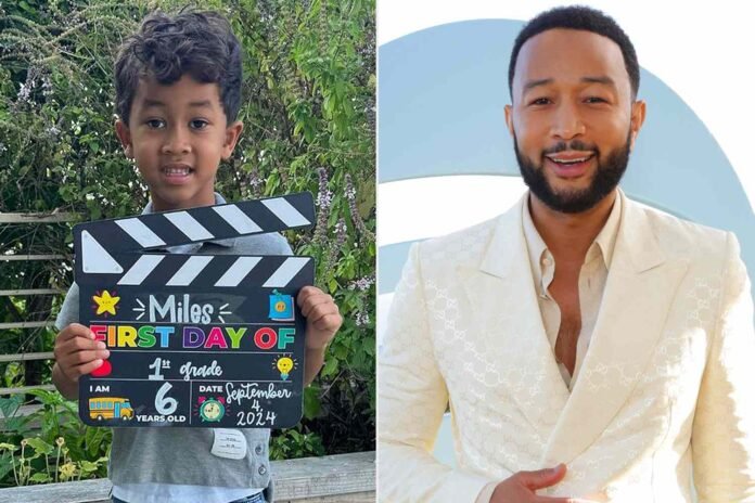 John Legend Shares Pictures of Miles and Luna on First Day of School