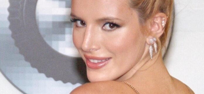 Bella Thorne Nearly Pops Out Her Exposing Braless Dress