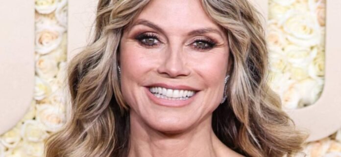 Heidi Klum Shaves Her Legs In Braless Robe 'Without Bending'