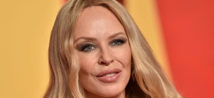 Kylie Minogue Dazzles In Sheer Dress For ‘Tension’ Tour Kickoff