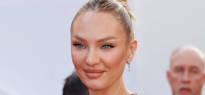 Candice Swanepoel Stuns In A String Bikini While Promoting New Swimwear