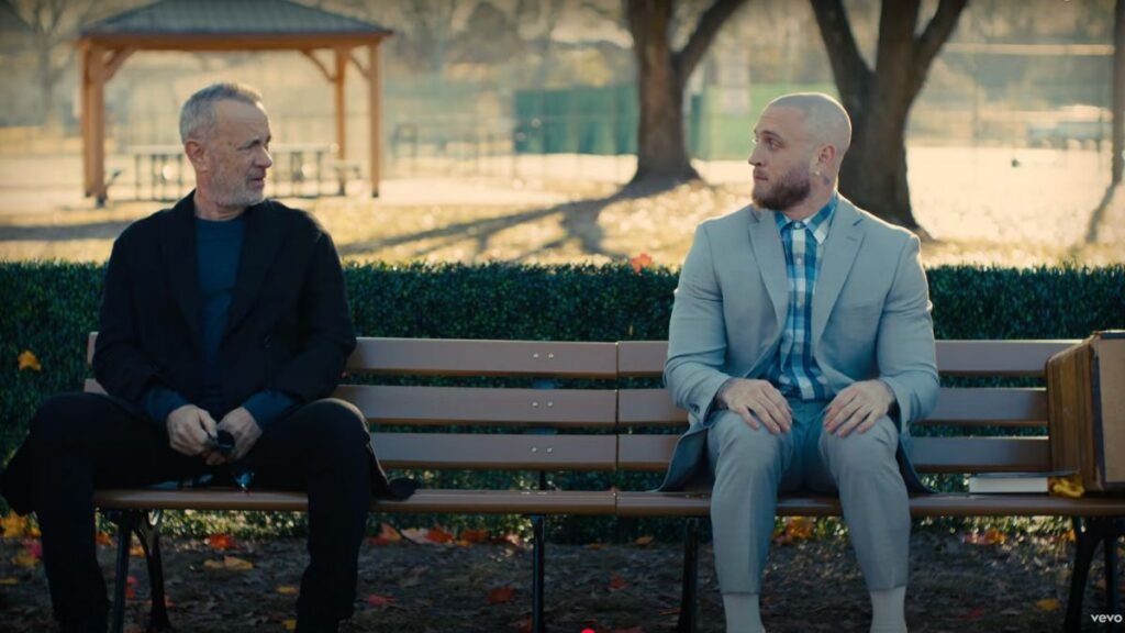 Chet Hanks Recreates Forrest Gump Scenes with Tom Hanks in New Music Video: Watch