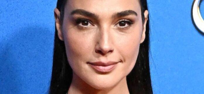 Gal Gadot Wears Nothing Beneath Her Sheer Braless Dress
