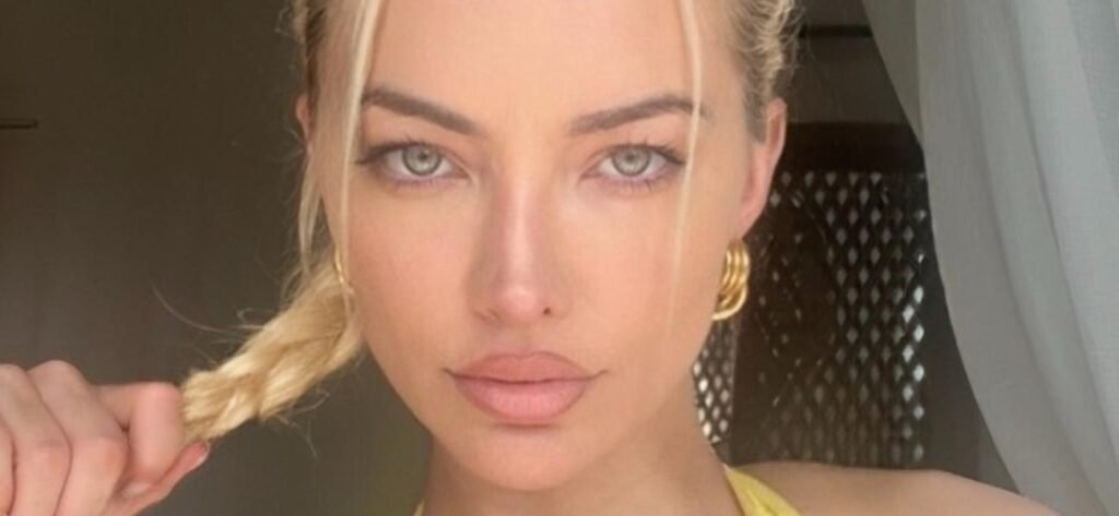 Lindsey Pelas Nearly Pops Out Of Her Swimsuit While Saying 'Hi'
