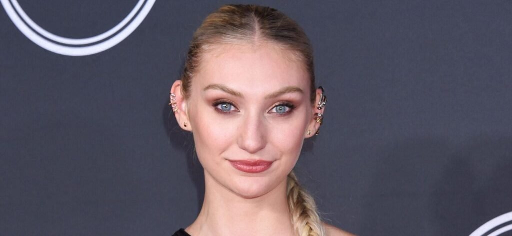 WNBA Star Cameron Brink Stuns In Sheer Top And Red Miniskirt