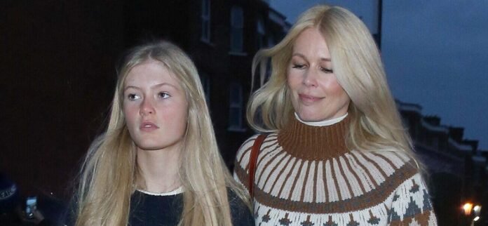 Clementine Vaughn Earns Praise As Claudia Schiffer’s Lookalike In Busty Photo