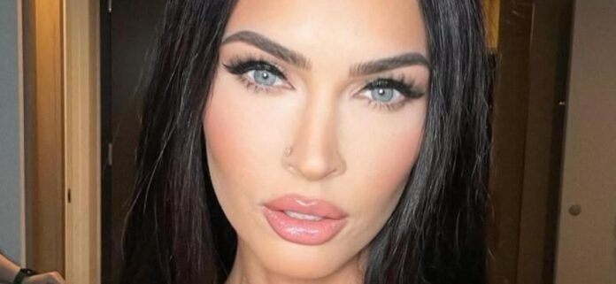 Megan Fox's 'Big' Curves Celebrated In Plunging Braless Dress
