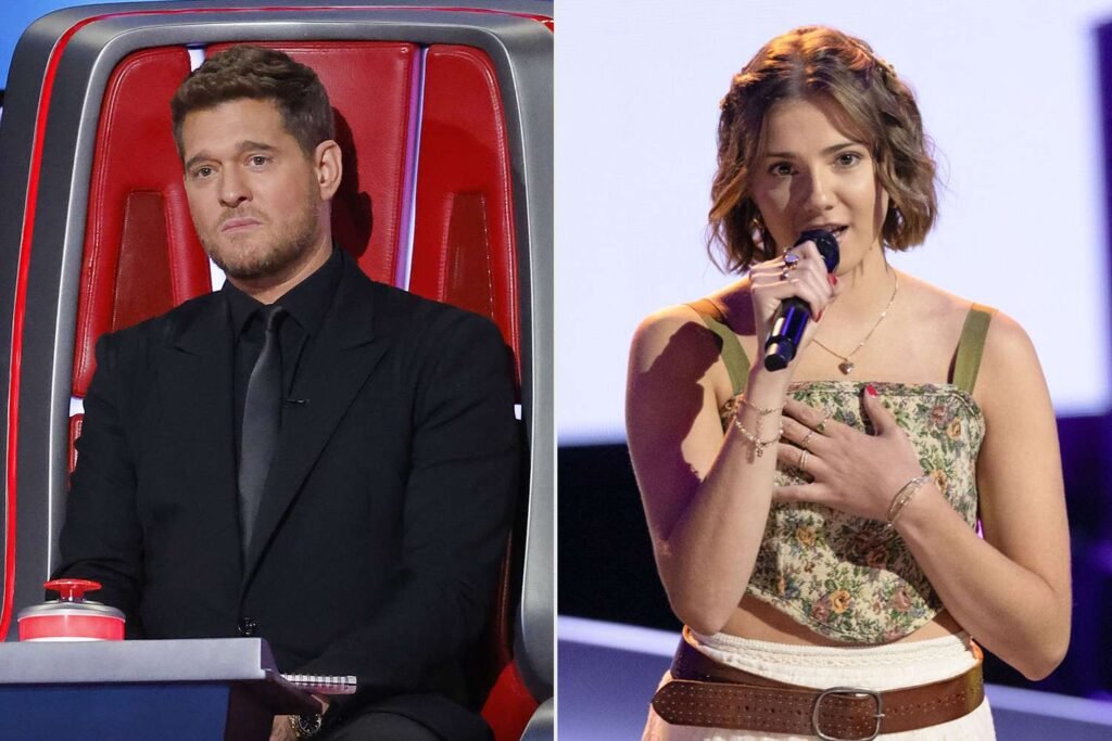 Michael Bublé Steals Simone Marijic from Team Kelsea on 'The Voice'