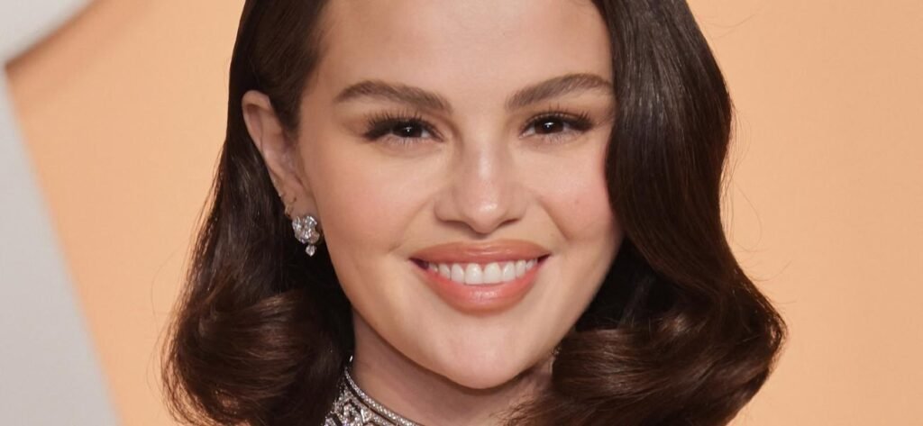 Selena Gomez In Liquid-Effect Braless Dress Shows 'Best Look Yet'