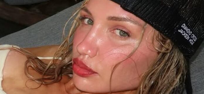 Gabrielle Epstein Risks Wardrobe Malfunction In Racy Mini Dress