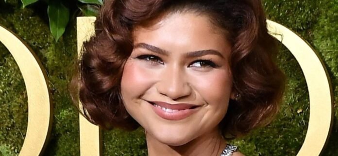 Zendaya Causes 'Shrek' Excitement In See-Through Braless Dress