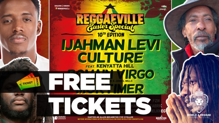 1x 2 Free Tickets to the Reggaeville Easter Special, Amsterdam, April 21, 2025