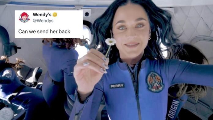 Wendy’s Roasted Katy Perry for Space Flight — Then Chickened Out