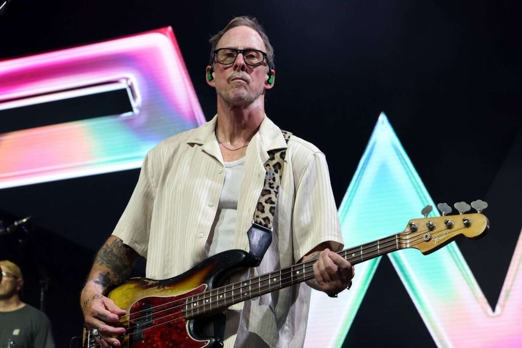 Weezer's Scott Shriner Performs at Coachella After His Wife Was Shot by Police