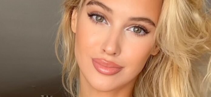 Veronika Rajek In Braless Minidress Shows Her 'Lil Red Riding Hood' Look