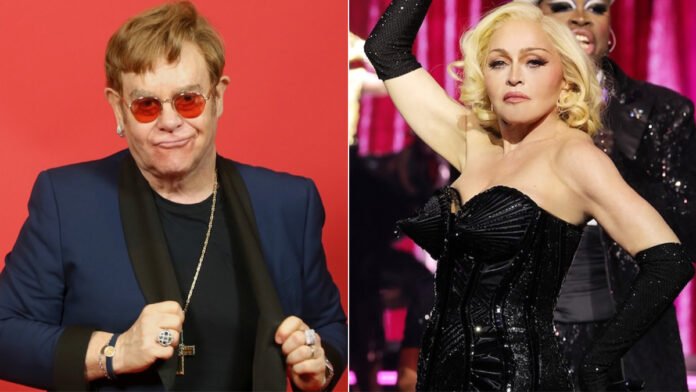 Elton John and Madonna Bury the Hatchet Backstage at SNL