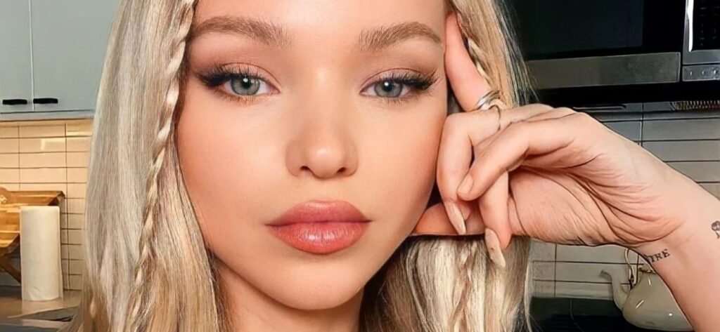 Dove Cameron Frees The Nipple In Sheer Braless Tank Top
