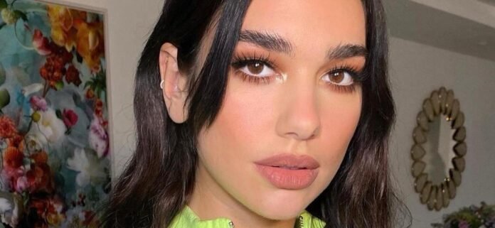 Dua Lipa Wears Nothing Beneath Her Sheer Braless Dress