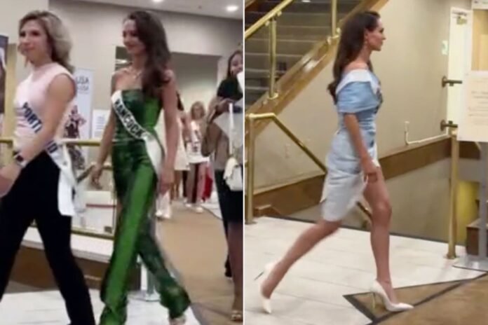 Jordon Hudson Appears Unbothered at Miss Maine USA Pageant