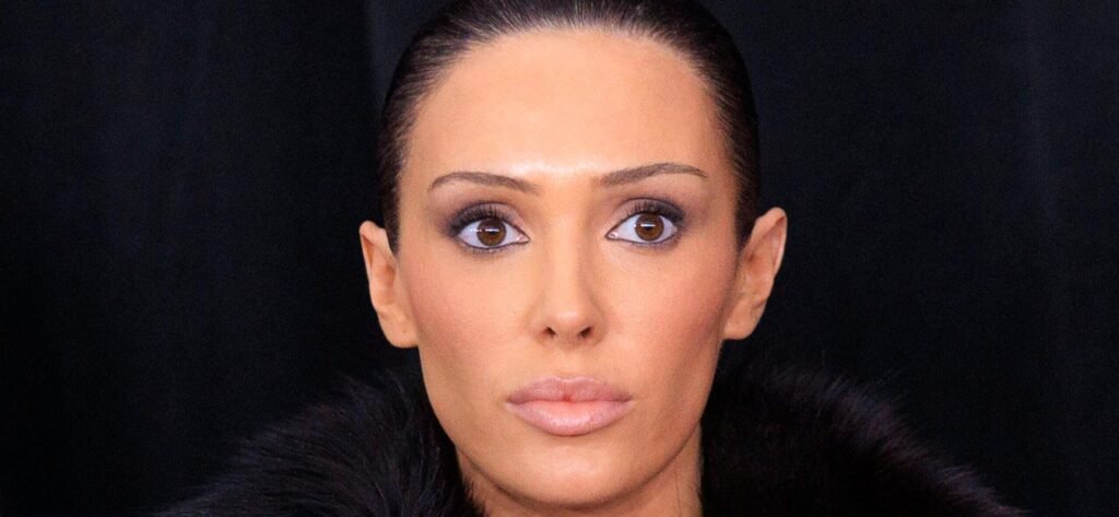 Bianca Censori Channels Kim Kardashian In Long Black Hair And Sheer Dress