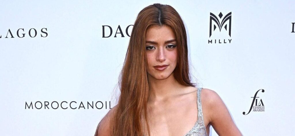 Dixie D'Amelio Flaunts Her Abs In A Tiny Burberry Bikini