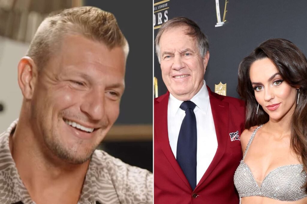 Rob Gronkowski Reacts to Joke About Bill Belichick's Girlfriend Jordon Hudson