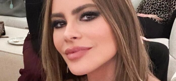 Sofia Vergara Does Business While Braless In Her Luxurious Backyard