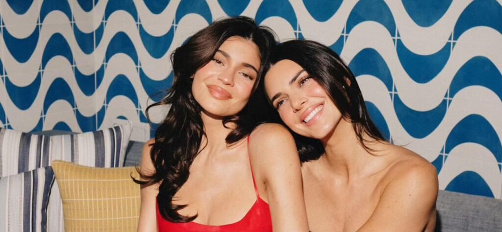 Kendall And Kylie Jenner Get Wet And Wild In Sunset Bikini Moment