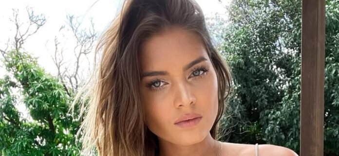 Influencer Morgan Ketzner Spreads The 'Heatwave' In Her Plaid Bikini