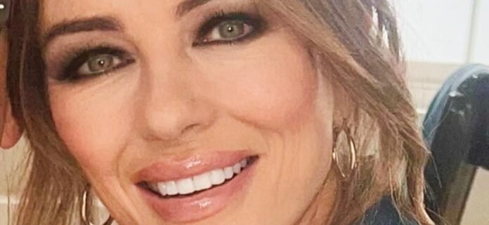 Elizabeth Hurley Sparks Complaints In Plunging Braless Minidress