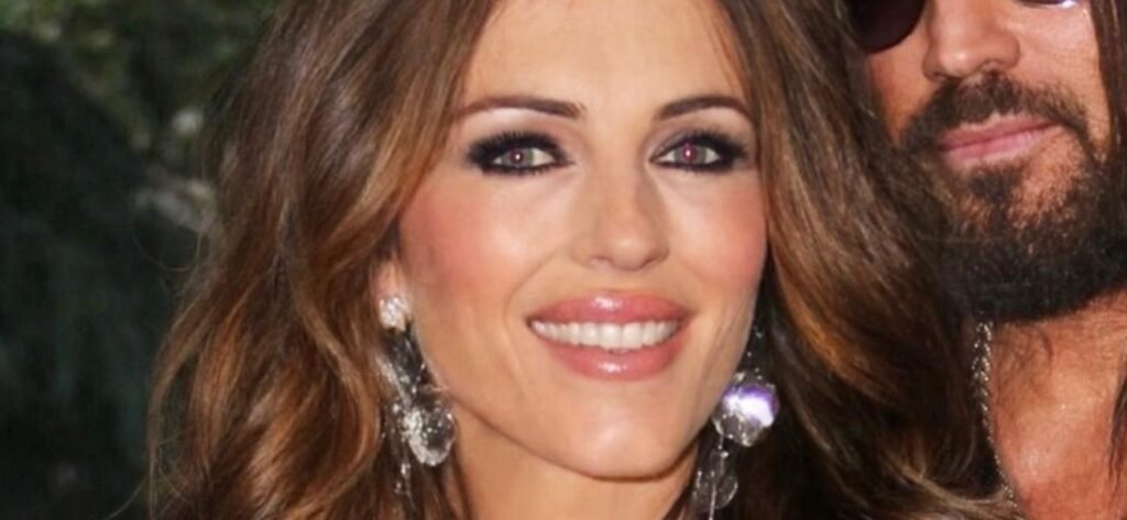 Elizabeth Hurley In Skimpy Bikini Celebrates British 'Summer' With Squirty Hose